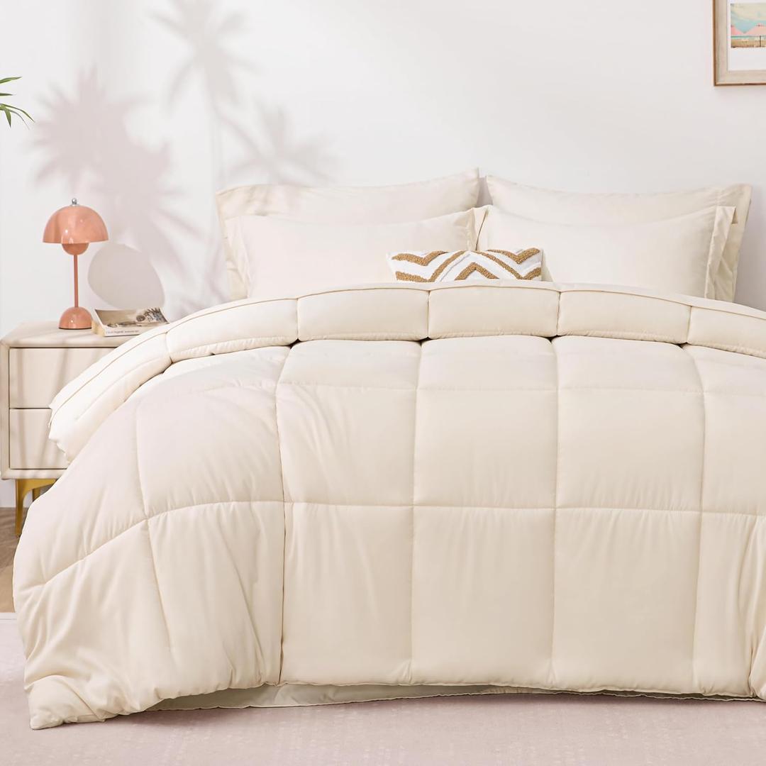 Love's cabin Twin Comforter Beige