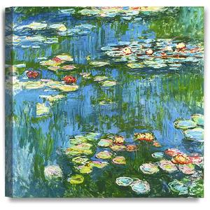 DECORARTS Claude Monet Canvas Wall Art, Water Lily Pond 1914, 16x16