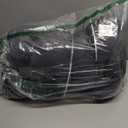 Outdoor Chair Cushions Set of 2, Patio Chair Cushions with Ties,19x19+5 Tufted Outdoor Seat Cushions, Waterproof Patio Furniture Cushions, Outdoor Dining Chair Pads, Dark Grey