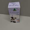 Hopearl Adorable Plush Cow Toy Floppy Dairy Cattle Soft Stuffed Animal Cute Birthday Gifts for Boys Girls Kids Toddlers, 9'' (Black and White)