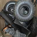 Heavy Duty Panel Dolly, All-Terrain Slab Dolly with 1000 LB Weight Capacity,10-inch Wheels (Black Solid Tire)-Patent Pending