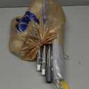 Sponge Mop,Masthome Roller Sponge Mop,Easy Self Squeeze Mop and Stainless Steel Handle,PVA Mops with 3 Absorbent Mop Refills for Home Use Tile Floor Bathroom Cleaning (Yellow-grey)