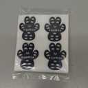 Dog Anti Slip Paw Grips Traction Pads,Dog Feet Stickers with Stronger Self-Adhesive Paw Pad Provide Traction for Senior, Injured Dogs,12 Sets (48 pcs) M Black