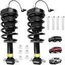 84176631 Front Air Shock Strut Absorber with Spring Magnetic Assembly  Compatible with 2015-2021 Chevy Suburban Tahoe,GMC Yukon XL Sierra 1500,Cadillac Escalade,Replaces OEM #580-1108(2PCS)