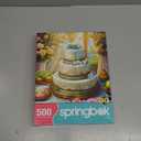 Springbok's Wedding Cake 500 Piece Jigsaw Puzzle - Great Wedding Gift Featuring Beautiful Cake and Decor
