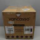 vancasso Starry Dinnerware Set for 4, 16 Pieces Handmade Reactive Glaze Stoneware Plates and Bowls Sets with Mugs, Dishwasher and Microwave Safe Dish Set, Green