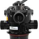 262506 1-1/2-Inch 6-Way Clamp Style Multiple Port Valve Top Mount Compatible with Tagelus/Sand Dollar/Meteor Pool and Spa Sand Filter