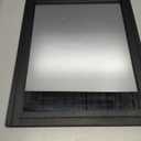 AAZZKANG Black Mirrors for Wall 50 x 40 cm with Rectangle Wood Framed Decorative Wall Mirror for Bedroom Living Room Bathroom Entryway