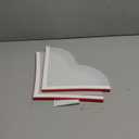 Shower Splash Guard Kit, Large Splash Guards for Bathtub Waterproof Self-Adhesive Shower Corner Guards to Keep Water in Shower or Bath, Pack of 2 (9.25 x 9.25 inches) (White)