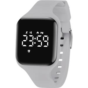 Kids Watches for Girls Boys Digital Sport Watch with Step Counter Pedometer Vibration Alarm Clock, No App Waterproof Fitness Tracker Kids Watch Boys Girls Teens Students Ages 5-16 (009-E-Gray) Kids Watches for Girls Boys Digital Sport Watch with Step Counter Pedometer Vibration Alarm Clock, No App Waterproof Fitness Tracker Kids Watch Boys Girls Teens Students Ages 5-16 (009-E-Gray)