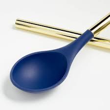 AR+COOK Spoons. Solid and Slotted. Pack of 2