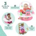 Bright Starts Disney Princess SuperSeat, Fun Baby Seat for Sitting Up, Playtime, and Meals, Ages 4 Months to 4 Years, Pink