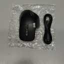 TECKNET Wireless Mouse, Bluetooth Mouse (BT5.3/5.0 & 2.4G) Rechargeable Ergonomic Optical Mouse with 6 Adjustable DPI, Side Scroll, Quiet Clicks, USB A Receiver, 7 Buttons, Wide Compatibility - Black