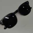 livho Rimless Trendy Polarized Sunglasses Men Women, Retro Sun Glasses for Men Women 2025, Semi Rimless UV Protection Shades