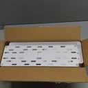 SPACEKEEPER Slim Rolling Storage Cart 4 Tier Bathroom Organizer Mobile Shelving Unit Utility Cart Tower Rack for Kitchen Laundry Narrow Places, White