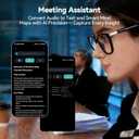 AI Smart Glasses for Men & Women – Powered by ChatGPT, Real-Time Translation, Bluetooth Glasses with Photochromic Lens, Music & Hands-Free Calling, UV & Blue Light Protection, Thin Temples
