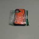 FNTCASE for iPhone 16 Phone Case: Military Grade [Built-in Screen Protector] [Kickstand] Matte Textured Drop Proof Protection Cover | Rugged Shockproof TPU Protective Sturdy Cases - Orange