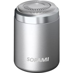 SOPAMI Mini Shaver, Mini Electric Shavers for Men, Mini Electric Shaver, USB C Rechargeable Waterproof Electric Razor Trimmer