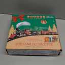 Gloween Christmas Train Sets for Under The Tree, Electric Train Toy with Steam, Light & Sound, Great for 3 4 5 6 7 8+ Year Old Kids Toddler Boys Girls