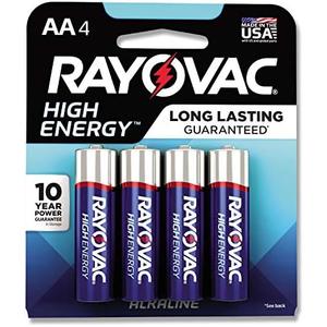 RAY8154J - Ray-o-vac High Energy Premium Alkaline Battery 6 Pack