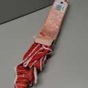 Wreath Bow Large Red Tree TopperBurlap with White Polyester Edge Gift Bow for Wedding Party Holiday Home Indoor Outdoor Decoration