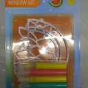 3 x Creativity for Kids Window Art Fun Fruits - Paint and Decorate 2 Suncatchers, Create Your Own Window Art for Kids