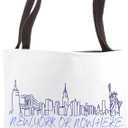 NYC NEWYORK or NOWHERE Skyline Tote Bag
