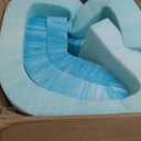 Sweetcrispy Mattress Topper King, 3 Inch Thick Memory Foam Gel Infused Cooling Toppers Pad for King Size Bed, Sleeper Sofa, RV, Camper, CertiPUR US Certified, Ventilated and Breathable