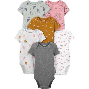 Simple Joys by Carter's Baby Girls' 6-Pack Sleeveless Bodysuit, Size:6m Color and Design may vary Simple Joys by Carter's Baby Girls' 6-Pack Sleeveless Bodysuit, Size:6m Color and Design may vary