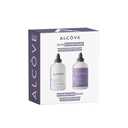 Alcve - Hydrating Shampoo & Conditioner Duo - All Hair Types - Sulfate-Free - Moisturizing & Nourishing - With Evening Primrose Oil - Mango Extract - Argan Oil - Anti-Frizz - Color-Safe - 10oz