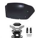 10" Wave Windshield Windscreen Wind Splitter Compatible for Harley Street Glide FLHX, CVO Street Glide FLHXSE 2023 2024 (Black)