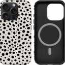 for iPhone 16 Pro Case Design Strong Magnetic Cute Slim [Compatible with MagSafe] Wireless Charging Phone Case 2 in 1 Shockproof Heavy Duty Protection Cover 6.3",Almond Latte