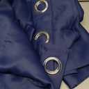 BGment Blackout Curtains for Living Room - Grommet Thermal Insulated Room Darkening Curtains for Bedroom, Set of 2 Panels (52 x 84 Inch, Navy Blue)