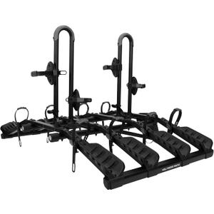 Hollywood Racks Destination 4 Hitch Bike Rack, Lightweight, Black - Platform Style Bike Rack for Car Carries up to 4 Bikes for Safe, Secure Transport - Fits Most Bike Styles, Sizes and Models