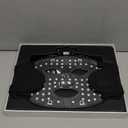 7 Color Red Light Therapy Mask, LED Face Mask Light Therapy, Red Light Therapy for Face, Silicone Face Mask Skin Care at Home with Eye Protection Cushion for Anti Aging Wrinkles (Charcoal Black)