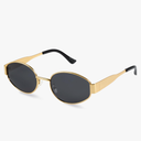 livho 2025 Trendy Oval Sunglasses - Stylish Polarized Shades for Everyday - Retro Metal Frames