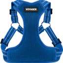 Best Pet Supplies Voyager Adjustable Dog Vest Harness Breathable No Pull Harness for Small, Medium, Large Dogs, Harness for Walking, Jogging, Easy Step-in, Reflective Stripes - Royal Blue, M (M (Chest: 17 - 21"))