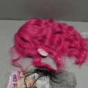 Short Bob Wavy Wig with Bangs for Women Loose Curly Wig Look natural Shoulder Length Bob Synthetic Cosplay Wig for Girl Colorful Costume Wigs