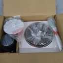 La Reveuse Food Processor,Electric Food Chopper with 7-Cup (1.7L) Glass Bowl, 4 Bi-Level Blades for Chopping,Grinding,Mincing,Whisking,Meal Prep,300W,Blue