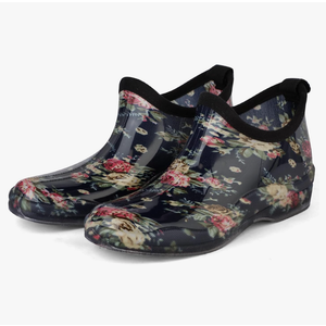 DaeRainy Womens Rain Boots Ankle Waterproof Garden Rainboot 10