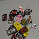 20 Pieces Random Tactical Morale Patch Bundle, Full Embroidery Loop and Hook Patches Set for Caps, Bags, Backpacks, Vest, Military Uniforms,Tactical Gears Etc