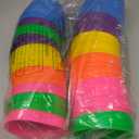 Easter Eggs Decorations Plastic Large: 7 Inch 12 Pack Jumbo Fillable Colorful Bright Easter Egg Hunt Empty Bulk Assortment