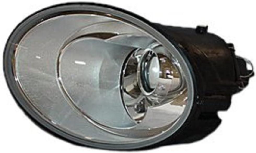 TYC Left Headlight Assembly Compatible with 2006-2010 Volkswagen Beetle