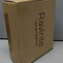 Ravinte 30 Pack | 7.38'' Cabinet Pulls Matte Black Stainless Steel Kitchen Drawer Pulls Cabinet Handles 7-3/8Length, 5 Hole Center with Mounting Template