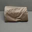 PRIMROSE Taupe Curtains 102 inch for Living Room,2 Panels Velvet Drapes Blackout Rod Pocket Back Tab Window Treatment Room Darkening Decorative Thick Curtains for Bedroom