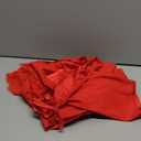 Kolagri Sexy Satin Pajama Set for Women Lace Lingerie Bow Ties Slip Sleepwear Cami Shorts Set Nightwear S-XXL (Red)