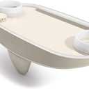 Intex 28520E Tablet Mobile Phone Spa Tray Accessory with White LED Light Strip and Cupholders for Smart Phone or Tablet, White
