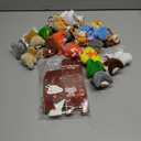 Blueweenly 24 Sets Thanksgiving Mini Animal Plush Toy with Boxes Thanksgiving Friendsgiving Gift Fall Tiny Animal Plush Toy with Pumpkin Maple Leaves for Party Favors Goodie Bag Filler Exchange Gift