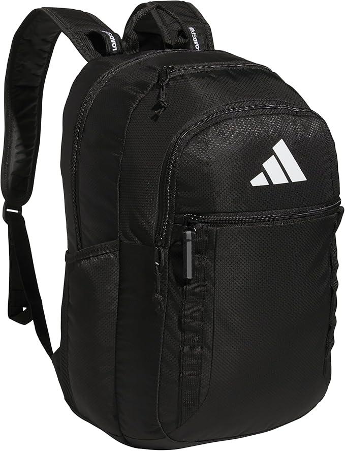adidas Excel Backpack for Men & Women – Durable Large Athletic Laptop Bag, 7.0/Black, OSFA