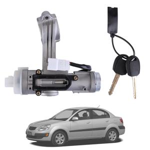 Ignition Switch Lock Cylinder Assembly with 2 Keys - Compatible with 2006-2009 Kia Rio5 & 2006-2010 Kia Rio Ignition Lock Cylinder with Key Switch Replace 81900-1GL00